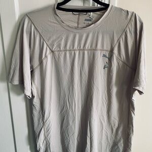 Puma Men's Tan Short Sleeve Tee